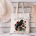 F-CAW-F I'm Reading Crow Book Lover Introvert Meme Canvas Tote Bag