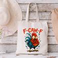 F-Caw-F Rooster F Awk F Chicken Coffee Romance Books Lover Canvas Tote Bag