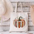 Fall Book Pumpkin Halloween Teacher Librarian Thanksgiving Canvas Tote Bag