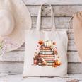 Fall Colors s I Love Fall s Books & Pumpkins Canvas Tote Bag
