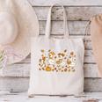Fall Goose Reading Book Teacher Autumn Pumpkin Cozy Season Canvas Tote Bag