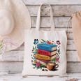 Fantasy Drama Tragedy Books Subtle Reader Librarian Flower Canvas Tote Bag
