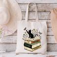 Fantasy Drama Tragedy Cat Book Lover Reading Humor Canvas Tote Bag