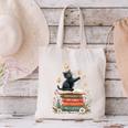 Fantasy Drama Tragedy Reading Lover Book Cat Humor Canvas Tote Bag