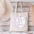 All My Favorite People Are Imaginary Book Lover Idea Canvas Tote Bag
