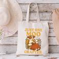 Floral Cow Reading Pun Just One More Chapter Cozy Book Lover Canvas Tote Bag Floral Cow Reading Pun Just One More Chapter Cozy Book Lover Canvas Tote Bag