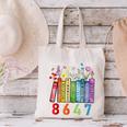 Floral Foxglove Daisy Tulip 8647 Books Lover Blooming Flower Canvas Tote Bag