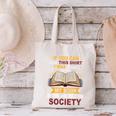 I Was Forced To Put My Book Down And Rejoin Society Book Canvas Tote Bag