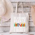 If Found Please Return To Library Book Lover Canvas Tote Bag If Found Please Return To Library Book Lover Canvas Tote Bag
