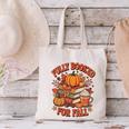 Fully Booked For Fall Books Pumpkin Autumn Thanksgiving Canvas Tote Bag