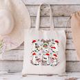 Ghost Book Reading Christmas Books Lover Teacher Kids Canvas Tote Bag