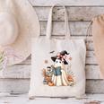 Ghost Reading Book Coquette Bow Halloween Girl Kid Teacher Canvas Tote Bag Ghost Reading Book Coquette Bow Halloween Girl Kid Teacher Canvas Tote Bag