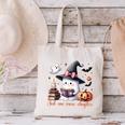 Ghost Reading Book Coquette Bow Halloween Girl Toddler Kid Canvas Tote Bag Ghost Reading Book Coquette Bow Halloween Girl Toddler Kid Canvas Tote Bag