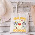 Ghost Reading Books Teacher Student Halloween Read More Book Canvas Tote Bag