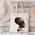 Girl Crown Of Books African Teacher Black History BHM Canvas Tote Bag