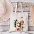 Girl Read Your Bible Christian Faith Jesus Book Canvas Tote Bag