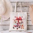 Girly Coquette Gingerbread Books And Hot Cocoa Cozy Season Canvas Tote Bag Girly Coquette Gingerbread Books And Hot Cocoa Cozy Season Canvas Tote Bag