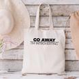 Go Away I'm Introverting Canvas Tote Bag