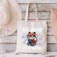 Go Away I'm Reading Book Reader Cute Fox Loves Books Canvas Tote Bag