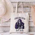 Good Girls Read Bad Books Sarcastic Skeleton Goth Skull Canvas Tote Bag Good Girls Read Bad Books Sarcastic Skeleton Goth Skull Canvas Tote Bag