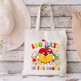 Groovy 100 Days In The Books Reading 100th Day Of School Canvas Tote Bag