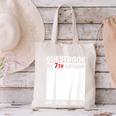Guestbook 7th Birthday 7 Year Old Born 2018 Bday Canvas Tote Bag