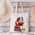 Guinea Pig Reading Books Matching Bookworm Readers Librarian Canvas Tote Bag Guinea Pig Reading Books Matching Bookworm Readers Librarian Canvas Tote Bag