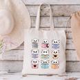 Halloween Ghosts Reading Books Pattern Spooky Kawaii Anime Canvas Tote Bag Halloween Ghosts Reading Books Pattern Spooky Kawaii Anime Canvas Tote Bag