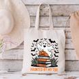 Haunted By My TBR Boo Halloween Book Lover Librarian Canvas Tote Bag Haunted By My TBR Boo Halloween Book Lover Librarian Canvas Tote Bag
