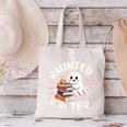 Haunted By My TBR Cute Ghost Book Reading Teacher Halloween Canvas Tote Bag Haunted By My TBR Cute Ghost Book Reading Teacher Halloween Canvas Tote Bag