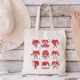 Heart Holding Reading Books Valentine Teacher Book Lover Canvas Tote Bag