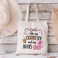 Iced Coffee & Reading Smut Books Girly Spicy Novels Canvas Tote Bag