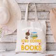 Iced Coffee And Spicy Books Iced Coffee Lover Cold Brew Canvas Tote Bag