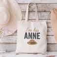 I'm His Anne Romantic Book Lover Vintage Canvas Tote Bag