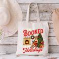 I'm Booked For The Holidays Christmas Reading Bookworm Xmas Canvas Tote Bag I'm Booked For The Holidays Christmas Reading Bookworm Xmas Canvas Tote Bag