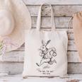I'm Late I'm Late Rabbit From Alice Wonderland Book Canvas Tote Bag