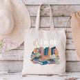 I'm OK Books Pile Books Stack Bibliophile Bookisk Canvas Tote Bag