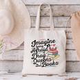 Imagine Being Afraid Of Drag Queens & Books Equality Canvas Tote Bag
