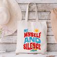 Introvert Relaxation Me Myself And Silence Summer Vacation For Men Women Canvas Tote Bag Introvert Relaxation Me Myself And Silence Summer Vacation For Men Women Canvas Tote Bag