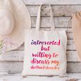 Introverted Willing To Discuss Shetland Sheepdog Introvert Canvas Tote Bag Introverted Willing To Discuss Shetland Sheepdog Introvert Canvas Tote Bag
