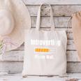 Introverting Please Wait Humor Sarcastic Geek Gamer Jokes Canvas Tote Bag