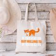 Introverts Cat Lover Introvert Antisocial Cats Anti Social Canvas Tote Bag