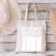 It's My Birthday Sign Boy Men Decoration Guestbook Canvas Tote Bag