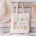 It’s a Good Day To Read a Book Lovers Library Reading Women Canvas Tote Bag