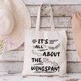 It's All About The Wingspan For Book Lover Canvas Tote Bag