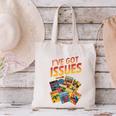 I'Ve Got Issues Comic Book Collecting Canvas Tote Bag