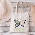 Just a Girl Who Loves Butterflies And Books Butterfly Canvas Tote Bag