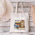 Just a Girl Who Loves Cats And Books Canvas Tote Bag Just a Girl Who Loves Cats And Books Canvas Tote Bag