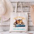 Just a Girl Who Loves Cats And Books Kitties Pet Art Lover Canvas Tote Bag Just a Girl Who Loves Cats And Books Kitties Pet Art Lover Canvas Tote Bag