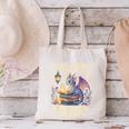Just a Girl Who Loves Cute Dragons And Books Canvas Tote Bag